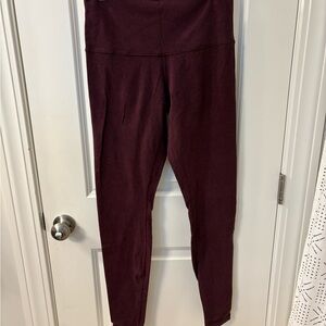 Lululemon Women's Burgundy leggings